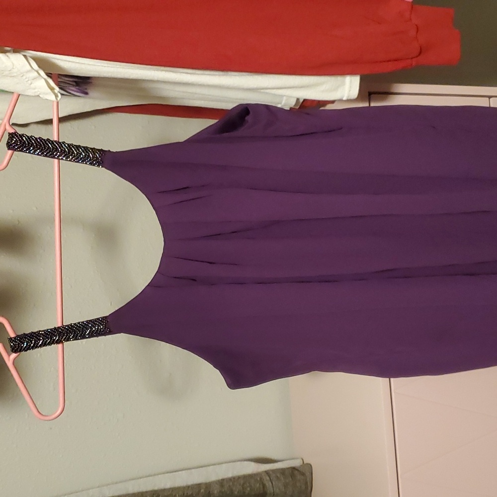 Purple tank